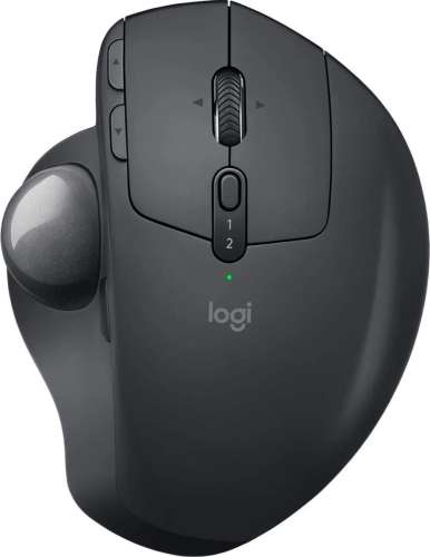 Трекбол Logitech Trackball MX Ergo, оптическая, беспроводная, USB, графитовый [910-005182]
